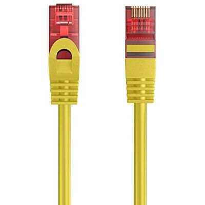 Ewent Ethernet-Patchkabel Kategorie 6 U/UTP, Übertragung bis zu 1 Gb, AWG 26/7, mit Zwei RJ45-Stecker. Ideal für die Glasfaserübertragung mit Gigabit/LAN-Netzwerken, 5 m, Gelb Ewent Ethernet-Patchkabel Kategorie 6 U/UTP, Übertragung bis zu 1 Gb, AWG 26/7, mit Zwei RJ45-Stecker. Ideal für die Glasfaserübertragung mit Gigabit/LAN-Netzwerken, 5 m, Gelb