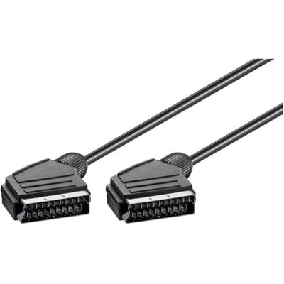goobay 11702 Scart kabel / audio/video kabel / konektor Scart (21-Pin) na konektor Scart (21-Pin) / poniklovaný / 1,5 metru goobay 11702 Scart kabel / audio/video kabel / konektor Scart (21-Pin) na konektor Scart (21-Pin) / poniklovaný / 1,5 metru