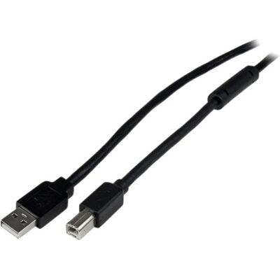 StarTech . com 20m aktivní USB 2. 0 A na B kabel konektor/konektor USB kabel k tiskárně 1x USB A / 1x USB B černý StarTech . com 20m aktivní USB 2. 0 A na B kabel konektor/konektor USB kabel k tiskárně 1x USB A / 1x USB B černý