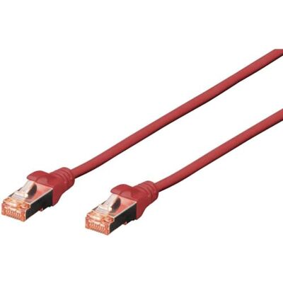 Digitus LAN kabel Cat 6 – 0,5 m – S/FTP nádobí – červený 1 Gbit/s – PoE++ – AWG 27/7 – LSZH – RJ45 síťový kabel Patchkabel – kompatibilní s Cat 6A a Cat 7 Digitus LAN kabel Cat 6 – 0,5 m – S/FTP nádobí – červený 1 Gbit/s – PoE++ – AWG 27/7 – LSZH – RJ45 síťový kabel Patchkabel – kompatibilní s Cat 6A a Cat 7