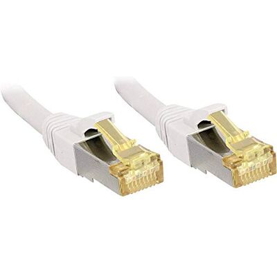 Lindy Patchkabel mit Cat.7 Rohkabel S/FTP PIMF LSOH Weiss 5m, weiß Lindy Patchkabel mit Cat.7 Rohkabel S/FTP PIMF LSOH Weiss 5m, weiß