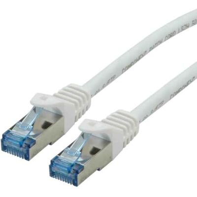 ROLINE propojovací kabel Kat.6A S/FTP (PiMF), Component Level, LSOH, bílý, 0,3 m ROLINE propojovací kabel Kat.6A S/FTP (PiMF), Component Level, LSOH, bílý, 0,3 m