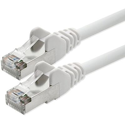 1aTTack.de 1aTTack CAT 5e stíněný fólií FTP síťový patch kabel s 2X RJ45 zástrčkou 0,5 m bílý 1aTTack.de 1aTTack CAT 5e stíněný fólií FTP síťový patch kabel s 2X RJ45 zástrčkou 0,5 m bílý