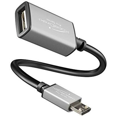 KabelDirekt – OTG adaptér – 0,15 m – USB-A zdířka na Micro-USB – USB 2. 0 OTG adaptérový kabel USB-A-2. 0 zdířka na micro USB konektor – pro pevný disk, čtečku karet, flash disk, myš a klávesnice KabelDirekt – OTG adaptér – 0,15 m – USB-A zdířka na Micro-USB – USB 2. 0 OTG adaptérový kabel USB-A-2. 0 zdířka na micro USB konektor – pro pevný disk, čtečku karet, flash disk, myš a klávesnice