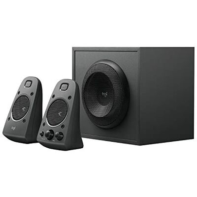Logitech Z625 2.1 stereo reproduktory THX (se subwooferem) černý Certifikace THX, 400 W, 3,5 mm, Cinch a optický vstup, konektor EU, PC/TV/Tablet/PS4/Xbox/Wii – černý Logitech Z625 2.1 stereo reproduktory THX (se subwooferem) černý Certifikace THX, 400 W, 3,5 mm, Cinch a optický vstup, konektor EU, PC/TV/Tablet/PS4/Xbox/Wii – černý
