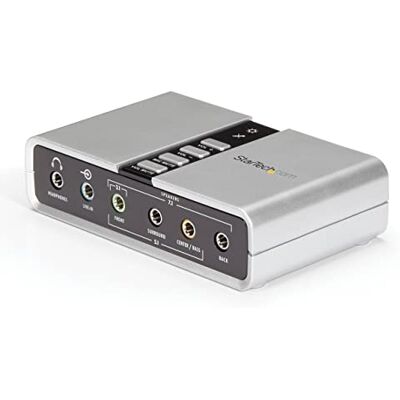 StarTech . com USB 2.0 Soundbox 7.1 adaptér externí USB zvuková karta s SPDIF Didital Audio externí zvuková karta s zdířkou 8x 3,5 mm (ICUSBAUDIO7D) StarTech . com USB 2.0 Soundbox 7.1 adaptér externí USB zvuková karta s SPDIF Didital Audio externí zvuková karta s zdířkou 8x 3,5 mm (ICUSBAUDIO7D)