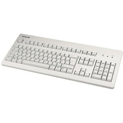 Cherry G80-3000, drátová mechanická klávesnice, německé rozložení (QWERTZ), USB přípojka, robustní, programovatelná tlačítka, spínače MX Black, světle šedá Cherry G80-3000, drátová mechanická klávesnice, německé rozložení (QWERTZ), USB přípojka, robustní, programovatelná tlačítka, spínače MX Black, světle šedá