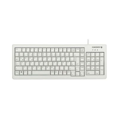 CHERRY G84-5200 XS, kompaktní klávesnice s číselným blokem, rozložení EU (QWERTY), kabelové připojení (přípojka USB-A), mechanické spínače ML, světle šedá CHERRY G84-5200 XS, kompaktní klávesnice s číselným blokem, rozložení EU (QWERTY), kabelové připojení (přípojka USB-A), mechanické spínače ML, světle šedá