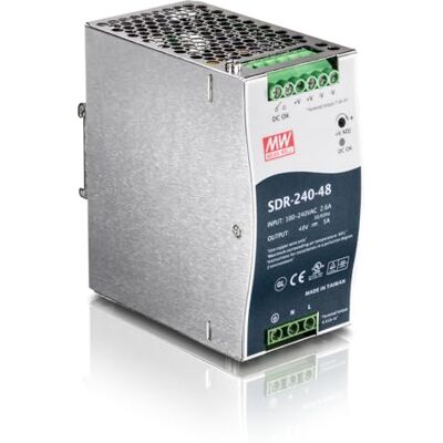 TRENDnet , TI-S24048, Single Output 240W DIN Rail Industrial Power Supply, extrémní rozsah provozních teplot -25 až 70 ° C (-13 až 158 ° F) Integrovaný aktivní PFC TRENDnet , TI-S24048, Single Output 240W DIN Rail Industrial Power Supply, extrémní rozsah provozních teplot -25 až 70 ° C (-13 až 158 ° F) Integrovaný aktivní PFC