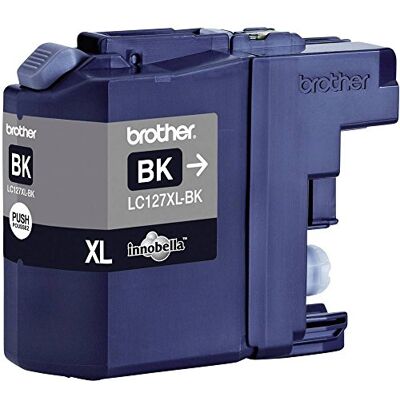Brother LC-127XLBK LC-127XL inkoustová patrona vysoká kapacita 1. 200 stran, černá, XL LC127XLBK Brother LC-127XLBK LC-127XL inkoustová patrona vysoká kapacita 1. 200 stran, černá, XL LC127XLBK