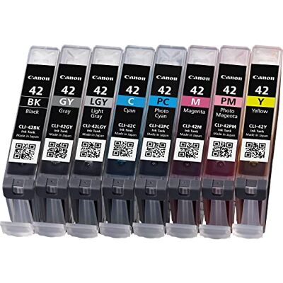 Canon CLI 42 8 originální inkoustová patrona multipack BK/GY/LGY/C/M/Y/PC/PM pro tiskárnu Pixma PRO100 PRO100S Canon CLI 42 8 originální inkoustová patrona multipack BK/GY/LGY/C/M/Y/PC/PM pro tiskárnu Pixma PRO100 PRO100S