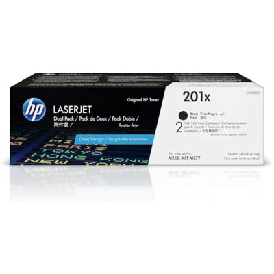 HP 201X (CF400X) Černý Originální vysokorychlostní toner pro tiskárny Color LaserJet Pro M252, M274n, M277 HP 201X (CF400X) Černý Originální vysokorychlostní toner pro tiskárny Color LaserJet Pro M252, M274n, M277