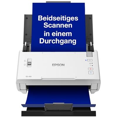 Epson Workforce DS-410: Kompaktní obchodní skener A4 s přívodem listů, automatickým vkládáním dokumentů pro 50 listů a softwarem Document Capture Pro Epson Workforce DS-410: Kompaktní obchodní skener A4 s přívodem listů, automatickým vkládáním dokumentů pro 50 listů a softwarem Document Capture Pro