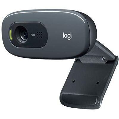 Logitech C270 HD Webová kamera pro videokonference s širokoúhlou obrazovkou, redukcí šumu mikrofonu a automatickou korekcí světla, černá Logitech C270 HD Webová kamera pro videokonference s širokoúhlou obrazovkou, redukcí šumu mikrofonu a automatickou korekcí světla, černá