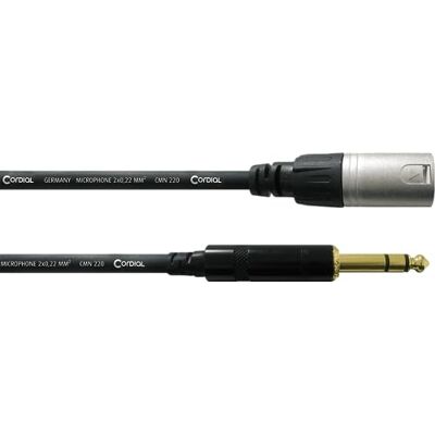 CORDIAL Kabel audio stereo XLR male/jack male stereo 6 m kabel AUDIO Essentials XLR / Jack CORDIAL Kabel audio stereo XLR male/jack male stereo 6 m kabel AUDIO Essentials XLR / Jack