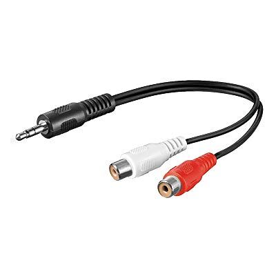 goobay 50600 Audio kabelový adaptér 3, 1 kus goobay 50600 Audio kabelový adaptér 3, 1 kus