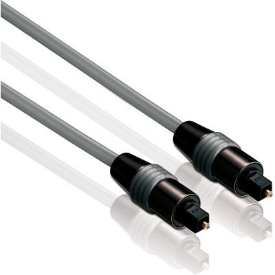 HDSupply TC030-030 Toslink S/PDIF audio kabel, optický LWL, konektor zástrčky, Ø 6,0 mm, 3,00 m, šedý Optický audio kabel Toslink S/PDIF pro digitální audio připojení, domácí kino, AVR, TV, soundbar, pozlacené kontakty HDSupply TC030-030 Toslink S/PDIF audio kabel, optický LWL, konektor zástrčky, Ø 6,0 mm, 3,00 m, šedý Optický audio kabel Toslink S/PDIF pro digitální audio připojení, domácí kino, AVR, TV, soundbar, pozlacené kontakty