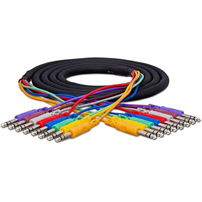 Hosa CSS-803, Balanced Snake, 1/4 in TRS to Same, 3 m Hosa CSS-803, Balanced Snake, 1/4 in TRS to Same, 3 m