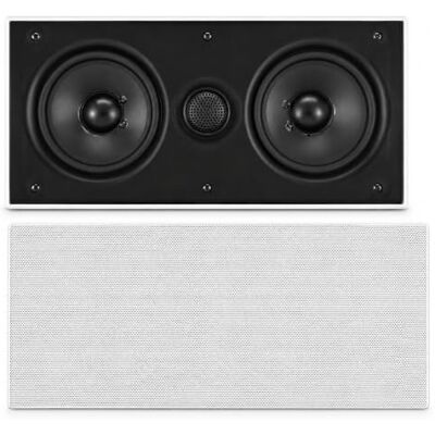 Pyle Center Lautsprecher Heimkino 2-Wege Einbaulautsprecher 2 x 5,25 Zoll (13,3 cm) Weiß 300 W – Unterputz Wandlautsprecher für klare Dialoge, TV und Surround Sound Pyle Center Lautsprecher Heimkino 2-Wege Einbaulautsprecher 2 x 5,25 Zoll (13,3 cm) Weiß 300 W – Unterputz Wandlautsprecher für klare Dialoge, TV und Surround Sound
