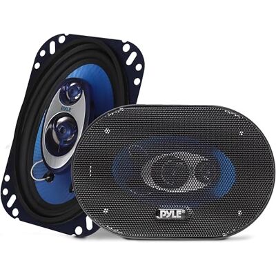 Pyle Auto Lautsprecher 240W 3 Wege Set – 4x6 Zoll Car Hifi Einbaulautsprecher mit Hochtöner Pyle Auto Lautsprecher 240W 3 Wege Set – 4x6 Zoll Car Hifi Einbaulautsprecher mit Hochtöner