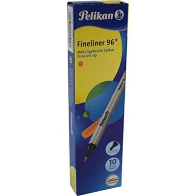 Pelikan 943217 Fineliner 96® Orange, 10 kusů v krabičce Pelikan 943217 Fineliner 96® Orange, 10 kusů v krabičce