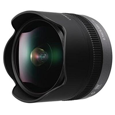 Panasonic H-F008E LUMIX G Fisheye 8 mm F3. 5 objektiv (16 mm KB, malý a lehký, úhel obrazu 180°) černý Panasonic H-F008E LUMIX G Fisheye 8 mm F3. 5 objektiv (16 mm KB, malý a lehký, úhel obrazu 180°) černý