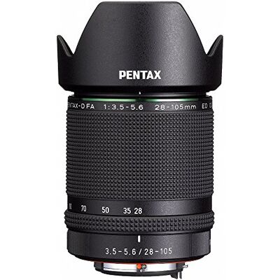 Pentax D FA 28-105mm HD F3. 5-5. 6 ED DC WR objektiv černý Pentax D FA 28-105mm HD F3. 5-5. 6 ED DC WR objektiv černý
