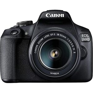 Canon EOS 2000D zrcadlovka, sada baterií (24,1 MP, DIGIC 4+, 7,5 cm (3,0") LCD, displej, FullHD, WiFi, APS-C CMOS senzor) EF-S 18-55 mm is II F3.5-5.6 is II + akumulátor LP-E10, černá Canon EOS 2000D zrcadlovka, sada baterií (24,1 MP, DIGIC 4+, 7,5 cm (3,0") LCD, displej, FullHD, WiFi, APS-C CMOS senzor) EF-S 18-55 mm is II F3.5-5.6 is II + akumulátor LP-E10, černá