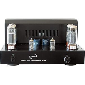 Dynavox Plný zesilovač trubice VR-80 černý, HiFi zesilovač pro teplý trubkový zvuk, vintage design s odnímatelnou ochrannou mřížkou černá/stříbrná Dynavox Plný zesilovač trubice VR-80 černý, HiFi zesilovač pro teplý trubkový zvuk, vintage design s odnímatelnou ochrannou mřížkou černá/stříbrná