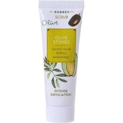 Korres Olive Stones Scrub Beauty Shot pro hloubkové čištění, veganské, 18 ml Korres Olive Stones Scrub Beauty Shot pro hloubkové čištění, veganské, 18 ml