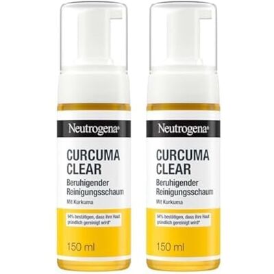 Neutrogena Curcuma Clear Čisticí Pleťová pěna - Uklidňující Čisticí Pěna Neutrogena Curcuma Clear Čisticí Pleťová pěna - Uklidňující Čisticí Pěna