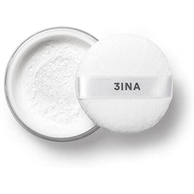 3ina The Setting Loose Powder 100 Mineral Setting Powder Fixes & Sets Makeup Mattifying Effect Absorbs Oiliness Vegan Cruelty Free 3ina The Setting Loose Powder 100 Mineral Setting Powder Fixes & Sets Makeup Mattifying Effect Absorbs Oiliness Vegan Cruelty Free