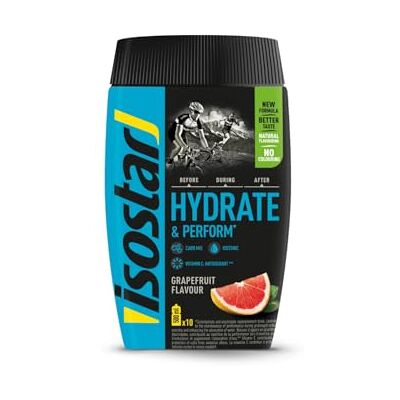 ISOSTAD ISOSTAR – Hydrate & Perform grapefruit – izotonický sportovní nápoj s energií, elektrolyty a vitaminem C/B1 – na běh, jízdu na kole a trail – 400 g ISOSTAD ISOSTAR – Hydrate & Perform grapefruit – izotonický sportovní nápoj s energií, elektrolyty a vitaminem C/B1 – na běh, jízdu na kole a trail – 400 g
