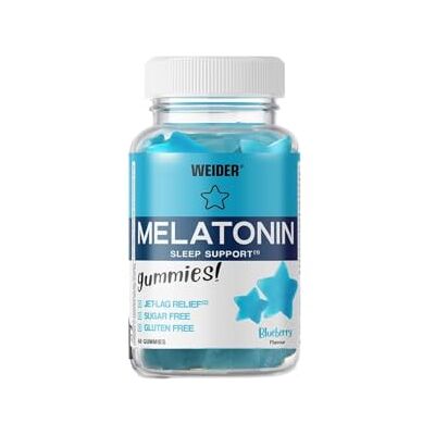 Weider Melatonin gumy, 60 gum, borůvka Ovocné gumy bez cukru, s melatoninem a vitaminem B6 Weider Melatonin gumy, 60 gum, borůvka Ovocné gumy bez cukru, s melatoninem a vitaminem B6