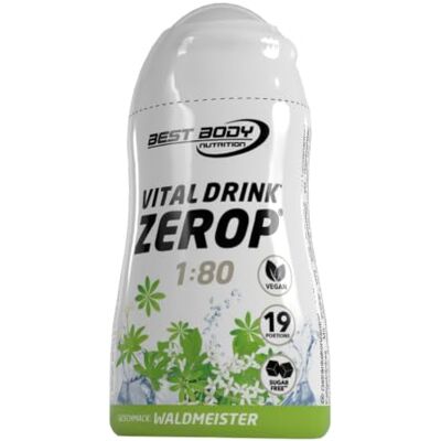 Best Body Nutrition Vital Drink ZEROP – Waldmeister, originální nápojový Bez cukru, nízkokalorický, s vitaminem B1, B6 a niacin, poměr míchání 1: 80, příchuť Waldmeister Best Body Nutrition Vital Drink ZEROP – Waldmeister, originální nápojový Bez cukru, nízkokalorický, s vitaminem B1, B6 a niacin, poměr míchání 1: 80, příchuť Waldmeister