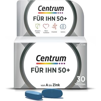 Centrum Pro něj 50+ 30 ks multivitamin tablety, doplňky stravy Centrum Pro něj 50+ 30 ks multivitamin tablety, doplňky stravy
