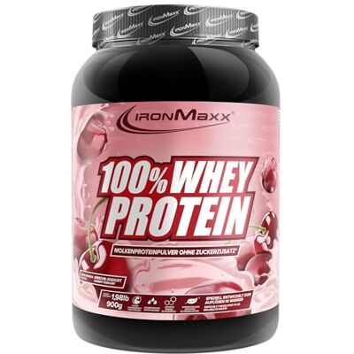 IronMaxx 100% Syrovátkový Protein Jogurt s Třešní - Proteinový prášek IronMaxx 100% Syrovátkový Protein Jogurt s Třešní - Proteinový prášek