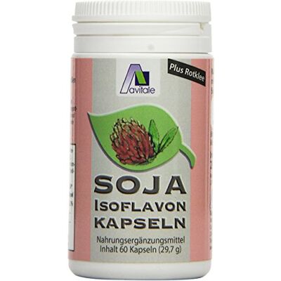 Avitale Soja Isoflavon kapsle 60 mg + E, 60 kusů, 1 balení (1 x 30 g) Avitale Soja Isoflavon kapsle 60 mg + E, 60 kusů, 1 balení (1 x 30 g)