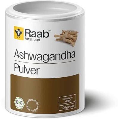 Raab Vitalfood Raab® Bio prášek Ashwagandha (100 g) 100% bio prášek z kořene Ashwagandha bez přísad – bio pěstování z Indie – laboratorně testováno v Německu Raab Vitalfood Raab® Bio prášek Ashwagandha (100 g) 100% bio prášek z kořene Ashwagandha bez přísad – bio pěstování z Indie – laboratorně testováno v Německu