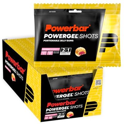 Powerbar PowerGel Shots (24 x 60 g) Raspberry Energie & Vytrvalost Energetický gel Powerbar PowerGel Shots (24 x 60 g) Raspberry Energie & Vytrvalost Energetický gel