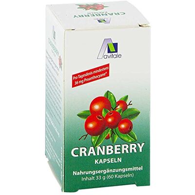 Avitale Cranberry kapsle 400 mg, 60 ks kapslí Avitale Cranberry kapsle 400 mg, 60 ks kapslí
