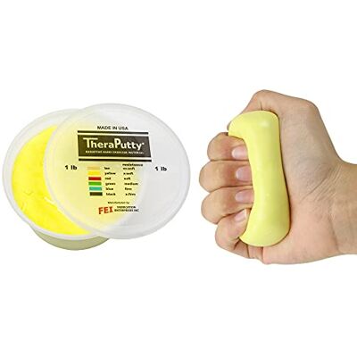 CanDo TheraPutty – modelovací hmota pro terapii – 450 g – žlutá (velmi lehká) CanDo TheraPutty – modelovací hmota pro terapii – 450 g – žlutá (velmi lehká)