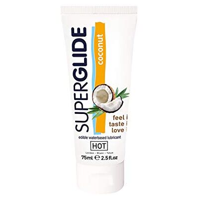 HOT Edible SUPERGLIDE coconut, 75 ml HOT Edible SUPERGLIDE coconut, 75 ml