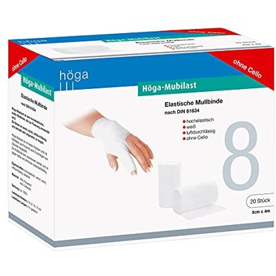 Hoega pro Mubi elastický obvaz - Lékařský elastický 20 ks Hoega pro Mubi elastický obvaz - Lékařský elastický 20 ks