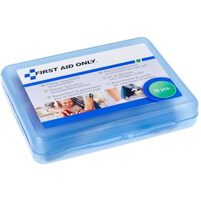 First Aid Only Sada náplastí pro domácnost/domácí kutily (20 kusů) 20 náplastí v různých velikostech a tvarech v uzavíratelné náplasti P-10022 First Aid Only Sada náplastí pro domácnost/domácí kutily (20 kusů) 20 náplastí v různých velikostech a tvarech v uzavíratelné náplasti P-10022
