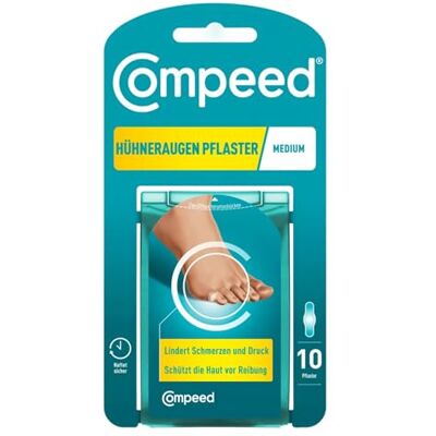Compeed Náplast na kuří oka Medium 10x odstraňovač kuřích očí na nohy Compeed Náplast na kuří oka Medium 10x odstraňovač kuřích očí na nohy