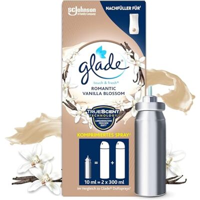 Glade Touch & Fresh (Brise One Touch) doplňovač, osvěžovač vzduchu mini sprej, Vanilla Blossom, 1 balení (1 x 10 ml) Glade Touch & Fresh (Brise One Touch) doplňovač, osvěžovač vzduchu mini sprej, Vanilla Blossom, 1 balení (1 x 10 ml)