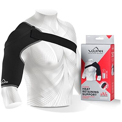 VULKAN Classic Shoulder Support Sports, Medium, Shoulder Brace for Rotator Cuff Injuries, AC Joint Support, and Dislocations, Shoulder Strap for Men and Women, Brace for Athletes and Exercising VULKAN Classic Shoulder Support Sports, Medium, Shoulder Brace for Rotator Cuff Injuries, AC Joint Support, and Dislocations, Shoulder Strap for Men and Women, Brace for Athletes and Exercising