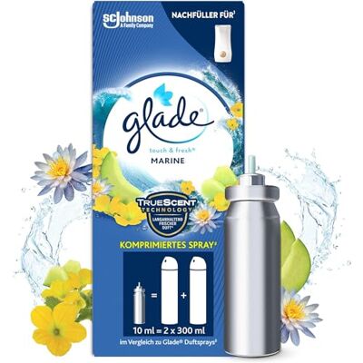 Glade Touch & Fresh (Brise One Touch) doplňovač, osvěžovač vzduchu mini sprej, námořnický, 1 balení (1 x 10 ml) Glade Touch & Fresh (Brise One Touch) doplňovač, osvěžovač vzduchu mini sprej, námořnický, 1 balení (1 x 10 ml)