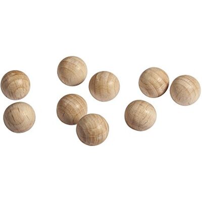 Rayher 6249500 Rohholzkugeln FSC 100 %, gebohrt, 45 mm ø, 8 mm DL, SB-Btl 2 Stück Rayher 6249500 Rohholzkugeln FSC 100 %, gebohrt, 45 mm ø, 8 mm DL, SB-Btl 2 Stück
